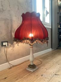Lampada da tavolo  ‘900 tessuto xl