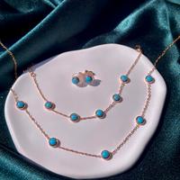 Set di gioielli in acciaio inossidabile, 3 pezzi