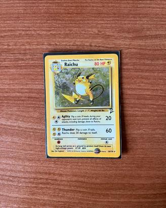 Carta pokemon molto rara raichu 16/130