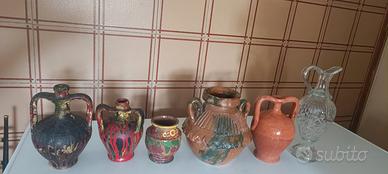 Terrecotte, contenitori, anfore e caraffa