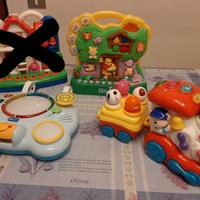 Trenino, bosco, consolle culla/lettino