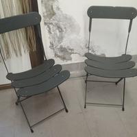 Coppia sedie pieghevoli Emu