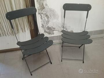 Coppia sedie pieghevoli Emu
