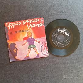 vinile 45 giri, Il ragazzo scomparso a Viareggio