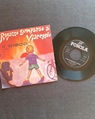 vinile 45 giri, Il ragazzo scomparso a Viareggio