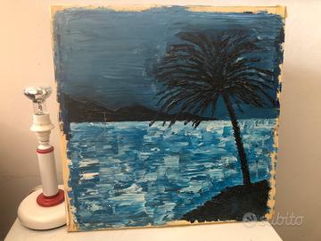 Quadro Mare di notte