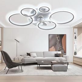 Lampada da Soffitto da 145 W con Ventilatore e Tel