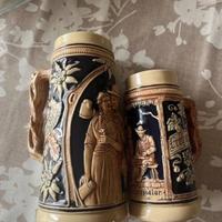 Coppia di boccali in ceramica made in Germany