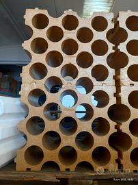 Alveare per bottiglie in polistirene