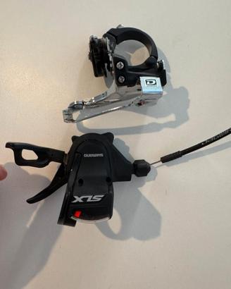 Comando + deragliatore anteriore mtb ShimanoSLX