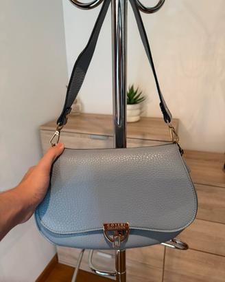 Borsa a spalla Coveri azzurra