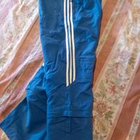 Pantaloni estivi Adidas azzurri 
