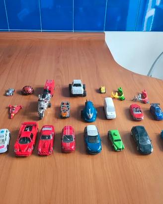 Lotto 25+ Macchinine Miste Die-Cast e Plastica