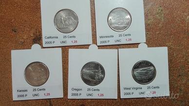 Monete USA quarto di dollaro commemorative