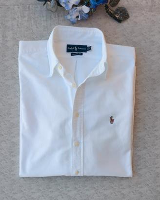 Camicia-Ralph Lauren-TG XL-Uomo-Bianca-Come nuova