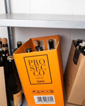 LOTTO bottiglie di vetro vuote vino sfuso birra