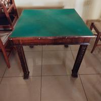 tavolo da gioco vintage 
