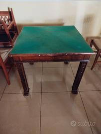tavolo da gioco vintage 
