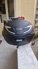 Bauletto Moto Givi V45NT + Schienale + Piastra