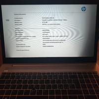 Hpp elitebook 850 g5 15 pollici  i5 8350. SSD 250 