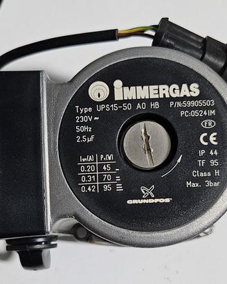 Immergas (Grundfos) Circolatore caldaia UPS 15-50
