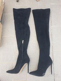 stivali ASOS tacco a spillo nero 42