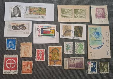 Francobolli stranieri anni 50 fino anni 90