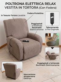 Poltrona Relax Reclinabile Elettrica