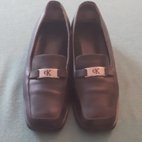 Scarpe Mocassini Calvin K. Pelle Nera. Misura 37