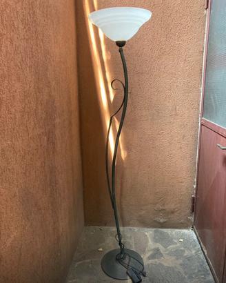 Lampada stile Terzani in ferro battuto