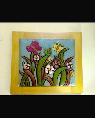 Quadro Basso rilievo in cotto