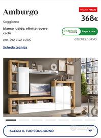 Composizione mobile soggiorno
