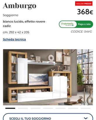 Composizione mobile soggiorno