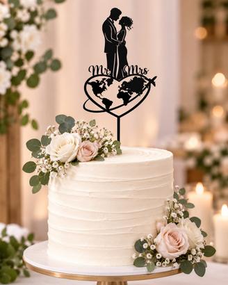 Topper torta matrimonio wedding