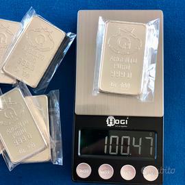 Lingotto atgento puro 100g