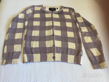 Maglioncino cotone Woolrich a quadri bimba 8 anni