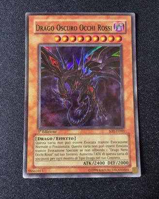 Drago Oscuro Occhi Rossi sd1-it001 1ed |ultra rare