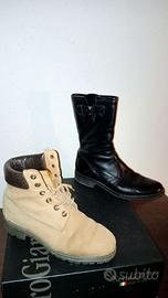 3 SCARPE, Timberland, Nero G.,Nike
