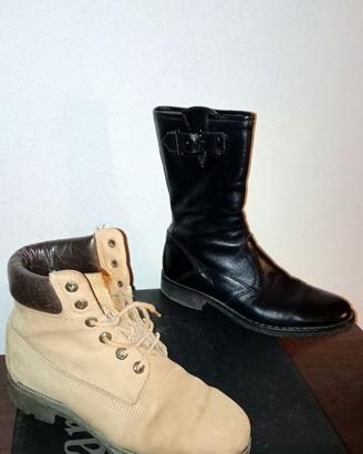 3 SCARPE, Timberland, Nero G.,Nike