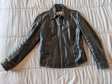 Giacca vintage anni '90 in vera pelle