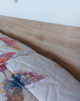 Letto matrimoniale + rete + 2 materassi