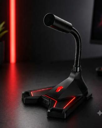 Microfono Gaming da Tavolo PC Jack 3.5mm Nuovo