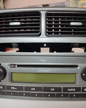 autoradio blaupunkt e bocchette aria per Fiat gran