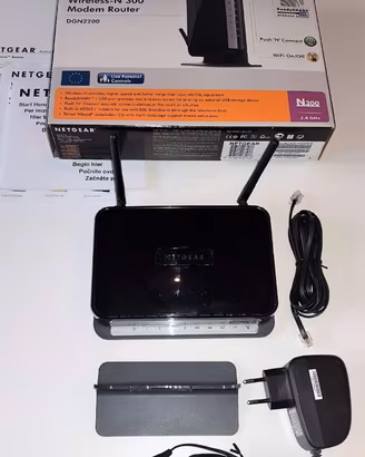 Modem router DGN2200 Netgear N300 Wireless ADSL2+