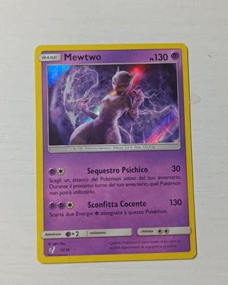 carta Pokemon MEWTWO