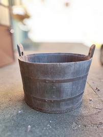 Mastello grande in legno di fine '800 (Vintage)