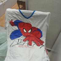 Magliette di cotone spider man