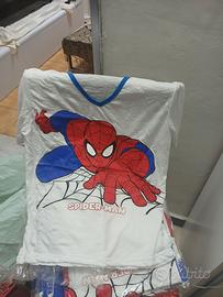 Magliette di cotone spider man