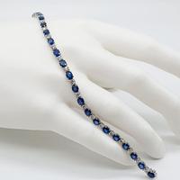 COD.2020.25 BRACCIALE TENNIS ORO BIANCO 18K 750