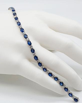 COD.2020.25 BRACCIALE TENNIS ORO BIANCO 18K 750